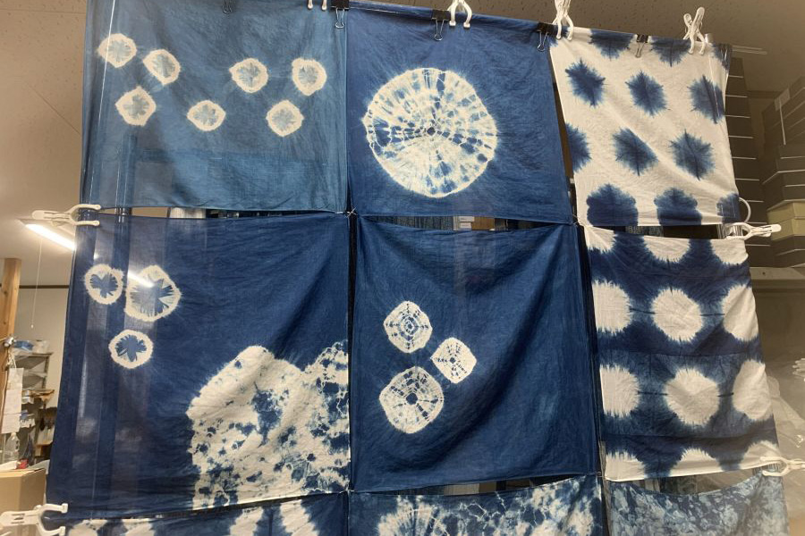 Aizome Kogeikan handkerchiefs