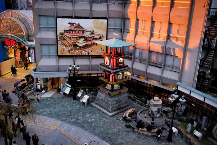 Dogo Hojoen at sunset