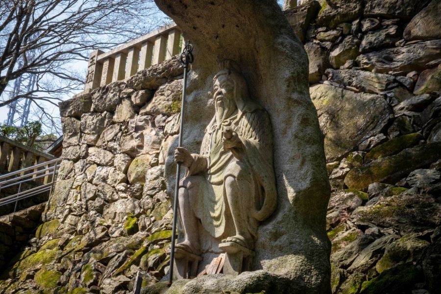 En no Gyoja statue Negoro ji Temple Kagawa