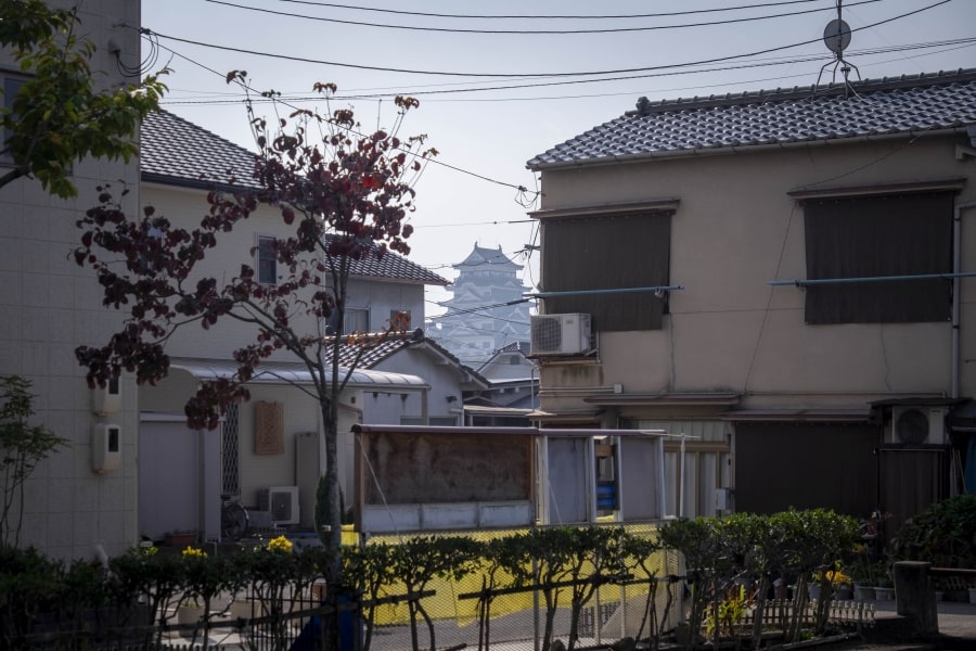 Fukuyama Castle distant view