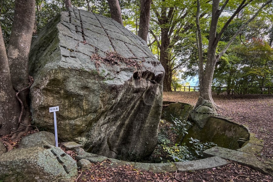 Hagi Castle citadel water storage
