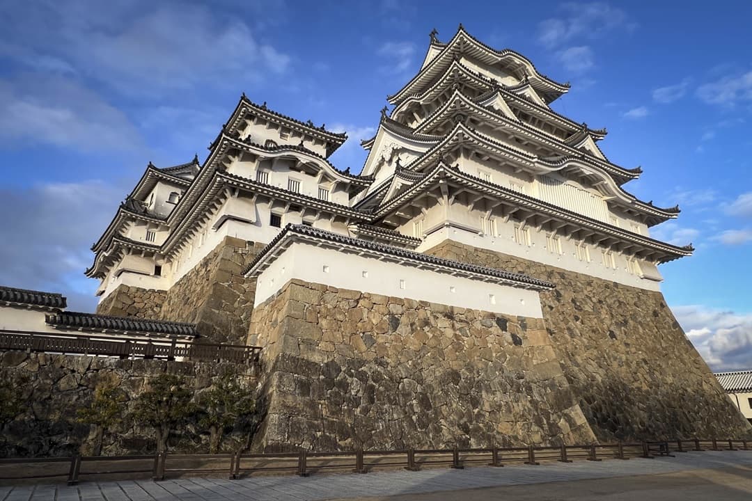 Himeji Castle from below