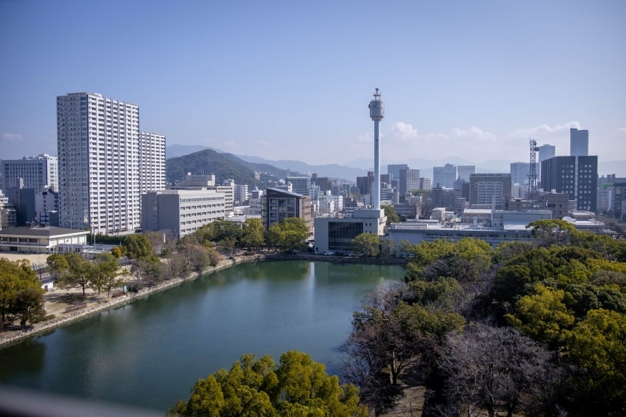 Hiroshima Castle view