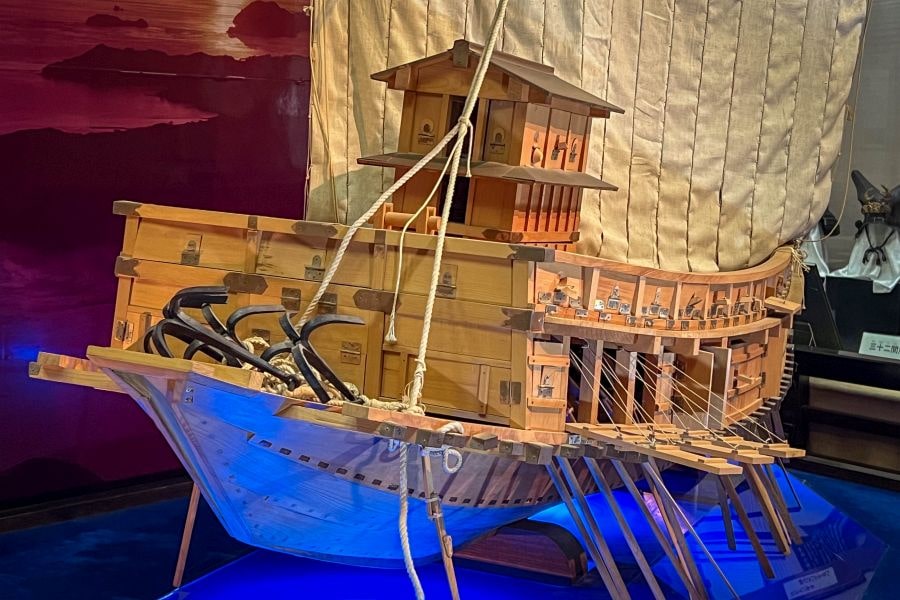 Innoshima Suigun Castle ship models