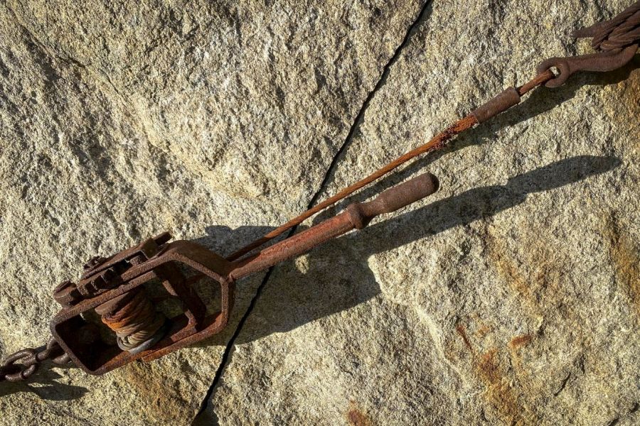 Isamu Noguchi Museum metal and stone