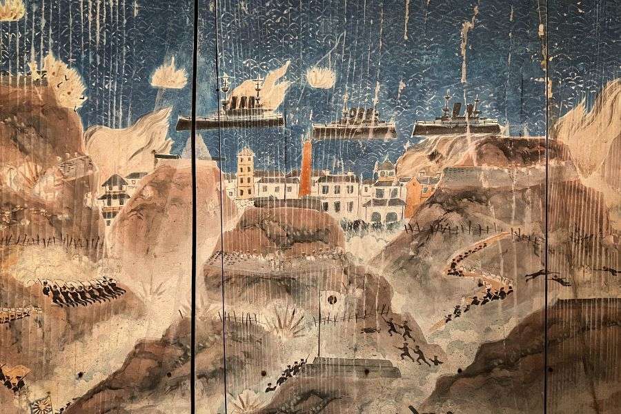 Isaniwa Shrine Russo Japanese war painting