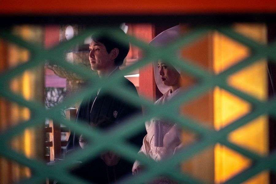 Isaniwa Shrine bridal couple