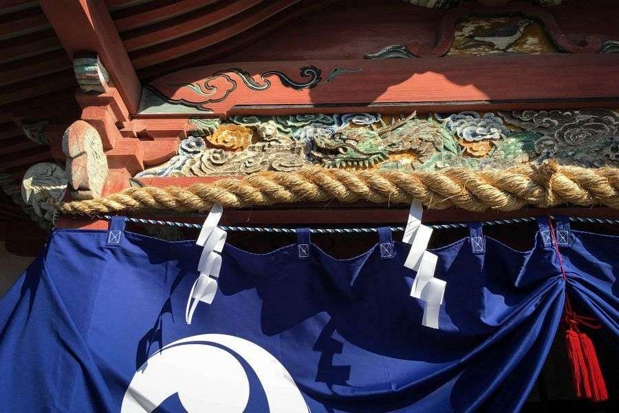 Isaniwa Shrine curtains