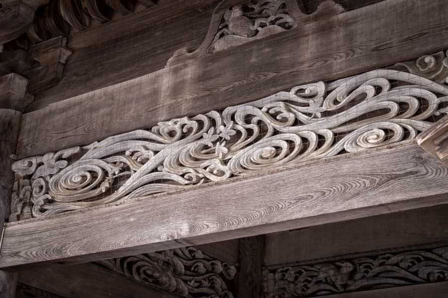 Izumo Shrine wood carving
