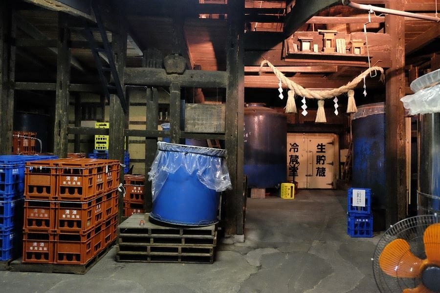 Junpei Nishioka brewery storage