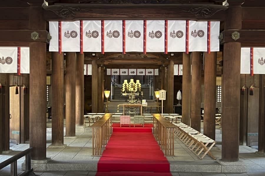 Kibiji Kibitsuhiko Shrine interior