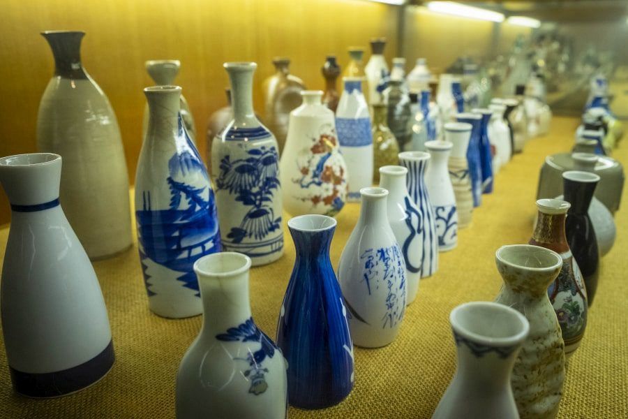 Kinryo Sake Museum tokkuri collection