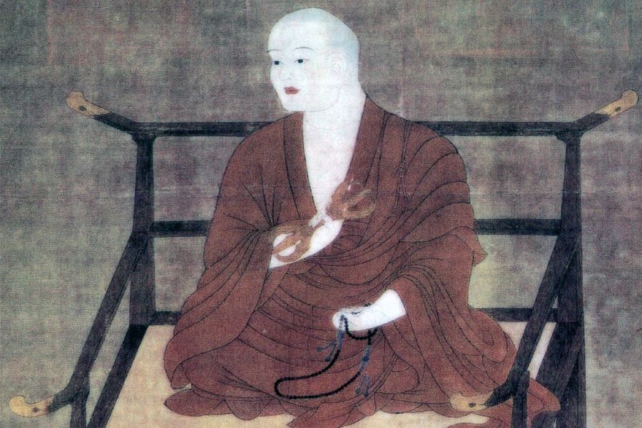 Kukai seated painting header