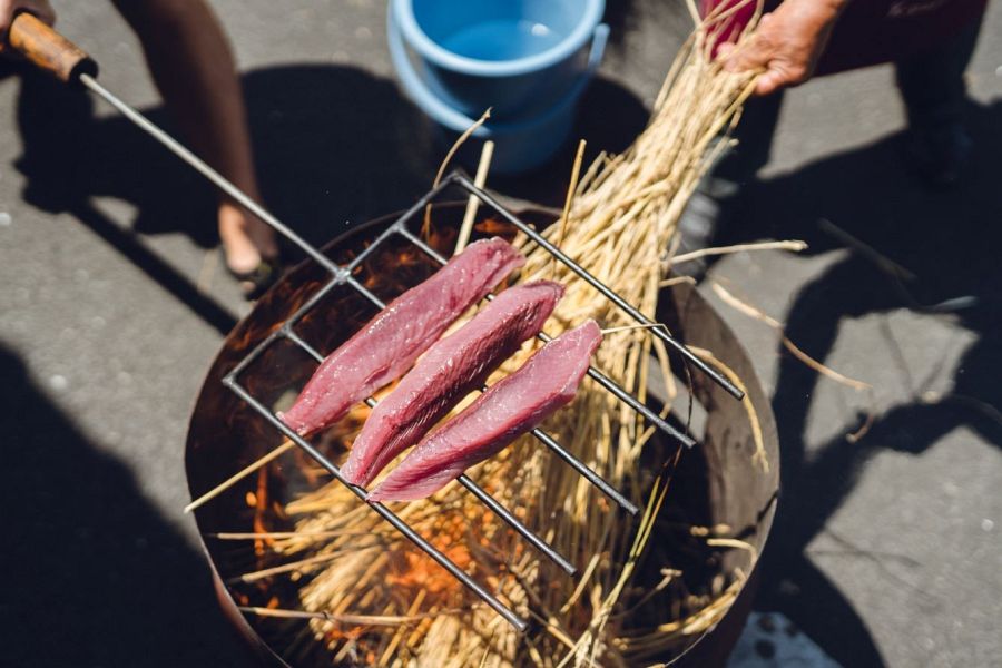 Kuroshio Ichibankan straw searing