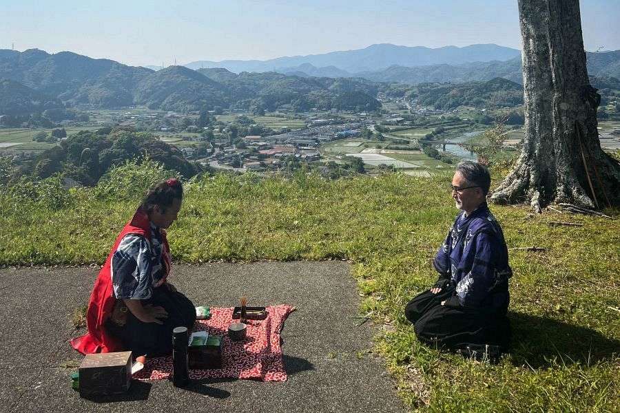 Matsuno Kagomori Castle tea ceremony