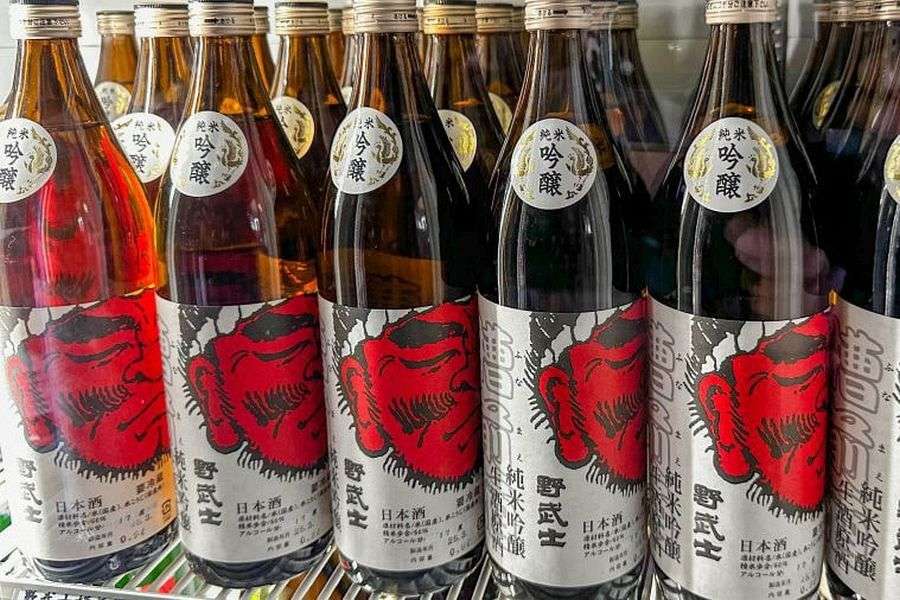 Matsuno brewery Nobushi bottles