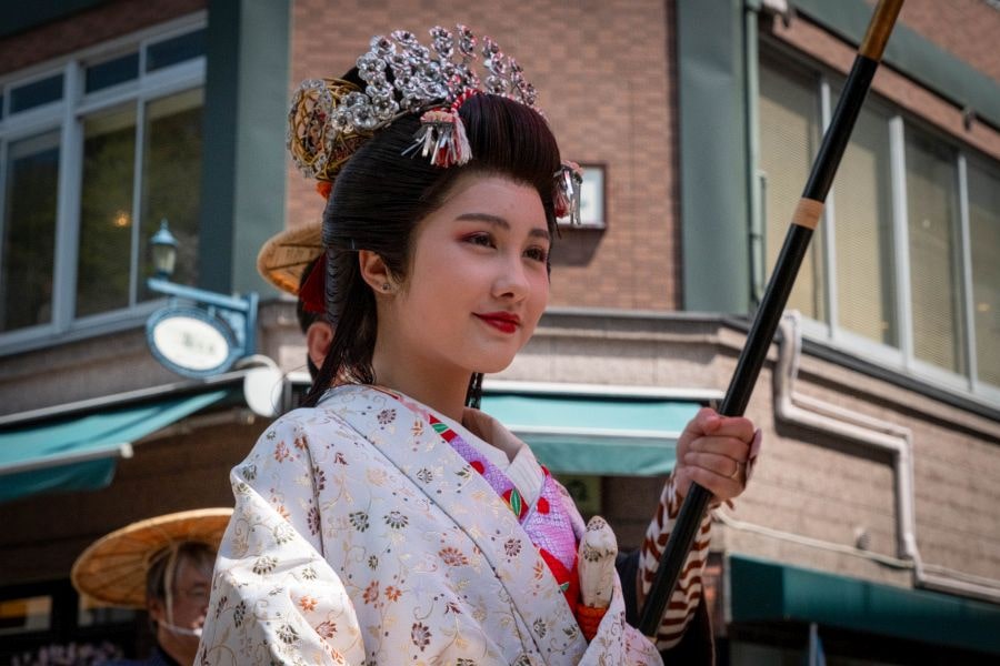 Matsuyama Spring Festival daimyo gyoretsu Cocoro