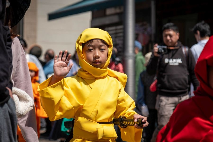 Matsuyama Spring Festival daimyo gyoretsu ninja