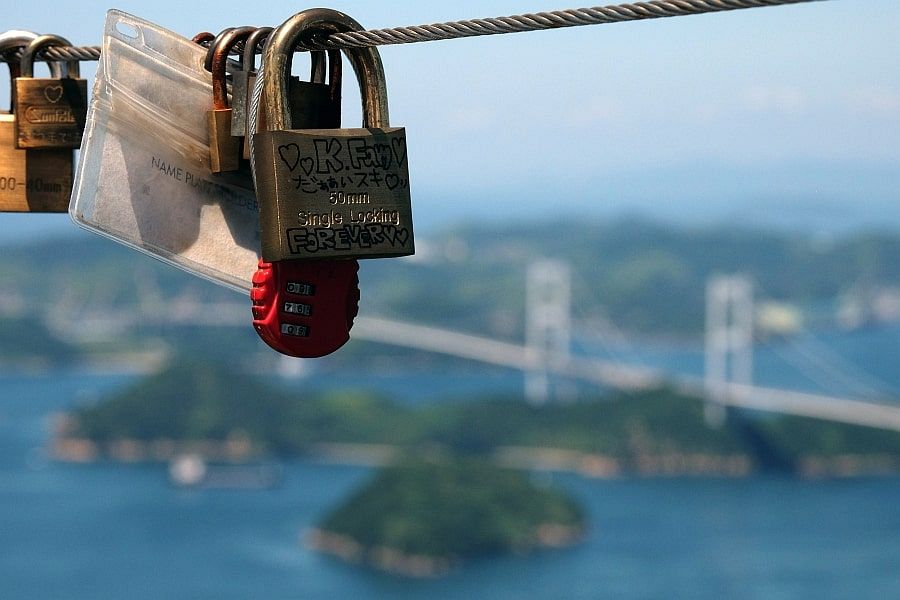 Mt. Kiro observatory padlocks