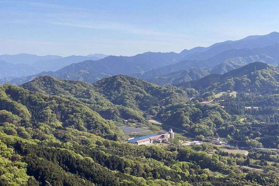 Mt.Seta Mt.Kasamatsu towel museum view