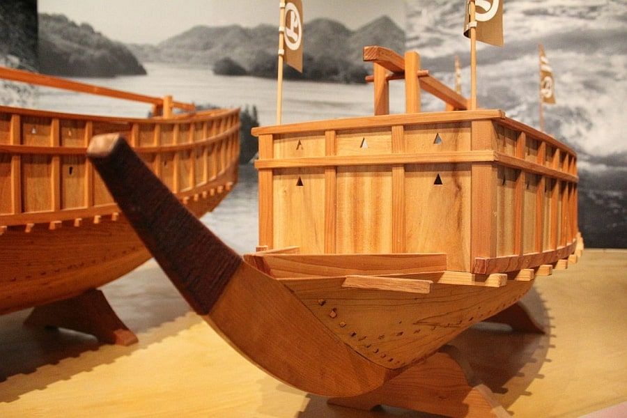 Murakami Suigun Museum ship model