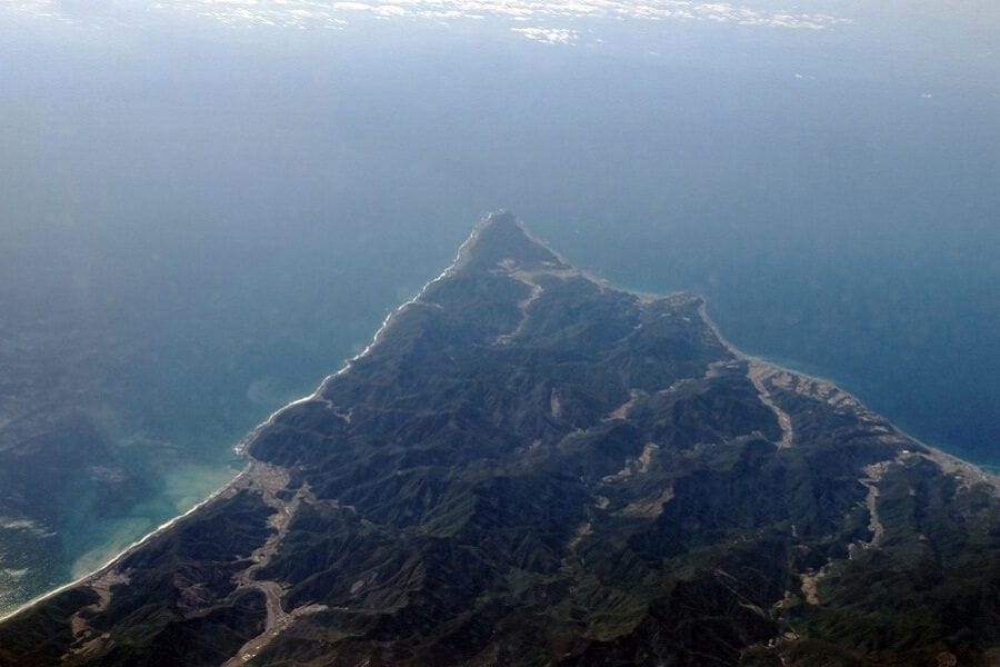 Muroto Peninsula aerial view