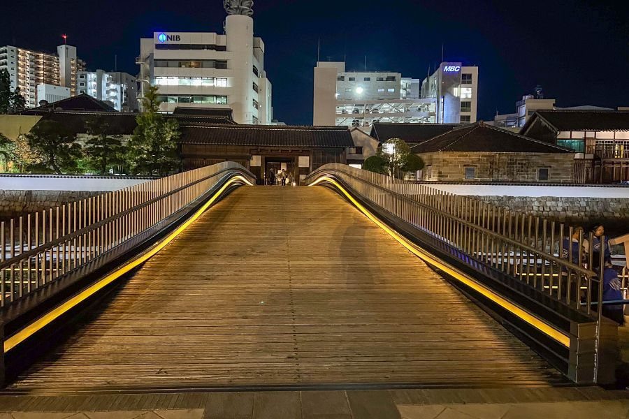 Nagasaki Dejima access bridge