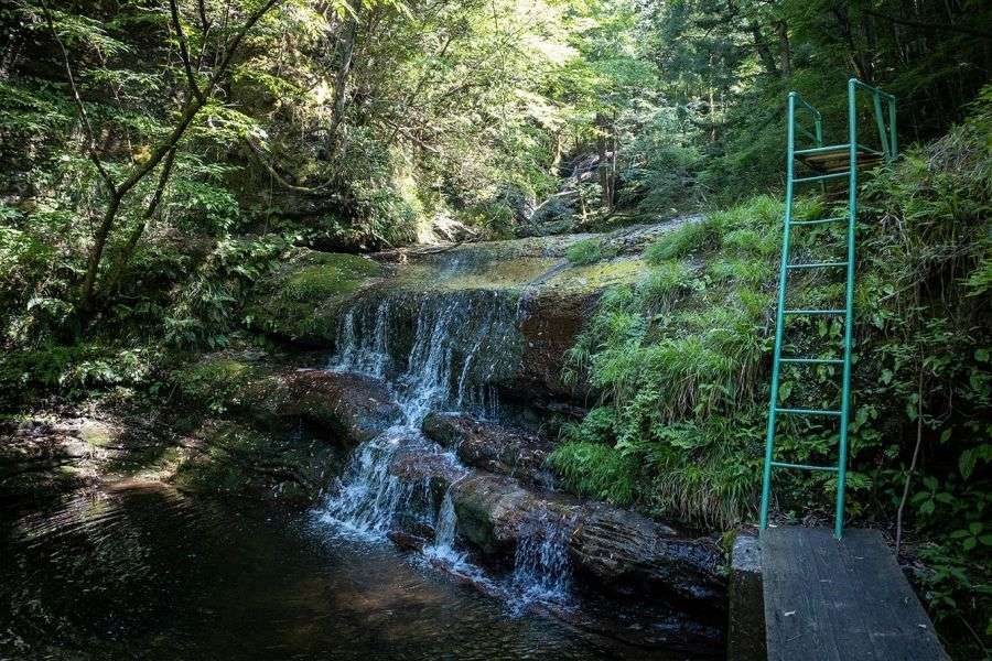 Namekawa Gorge ladder