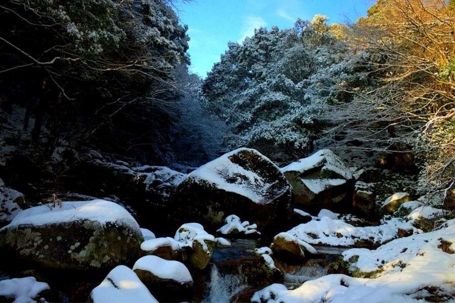 Nametoko Gorge snow