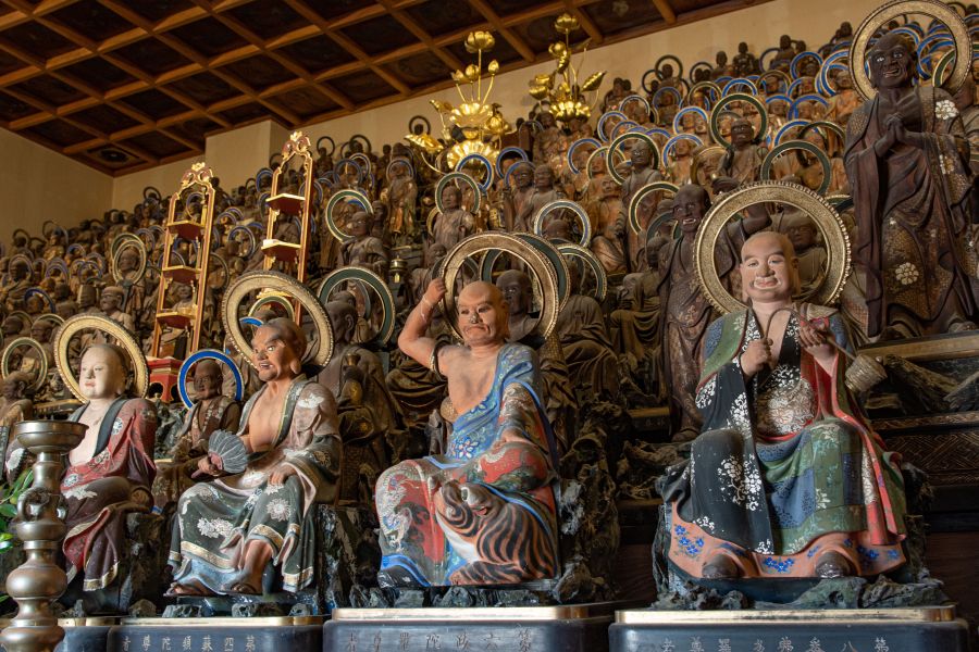 Onnomichi Tennei-ji Temple arhats