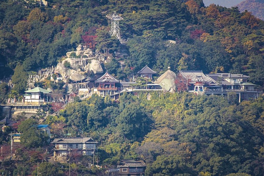 Onomichi Senko-ji Temple from afar