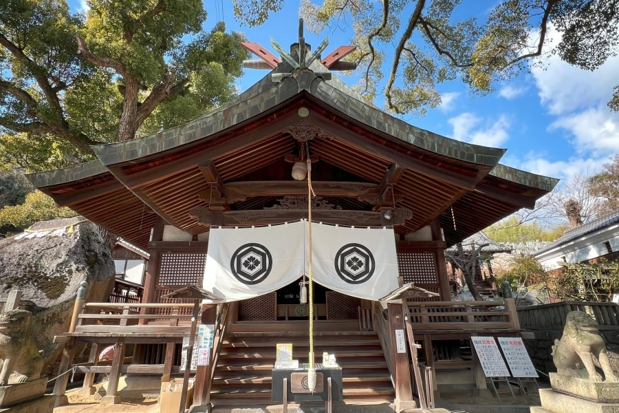 Onomichi Ushitora Shrine main hall