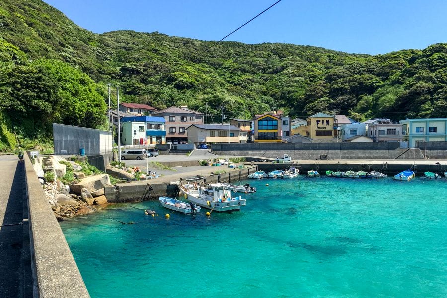 Otsuki Kashiwajima turquoise water