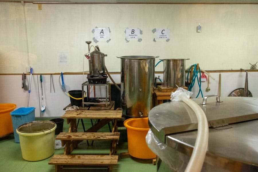 Reihoku Motoyama distillery equipment