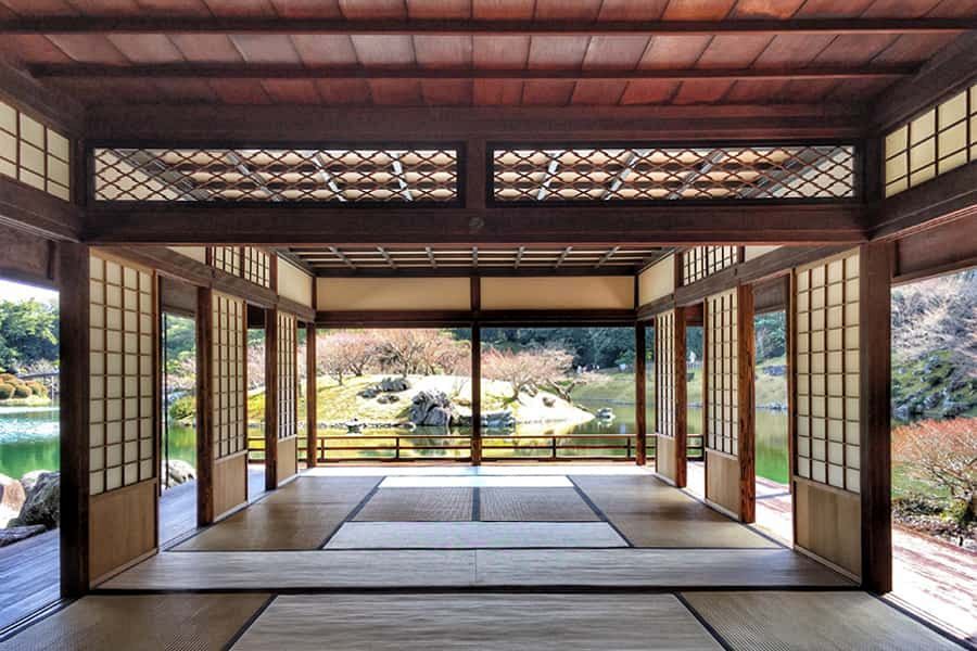 Ritsurin Garden pavilion