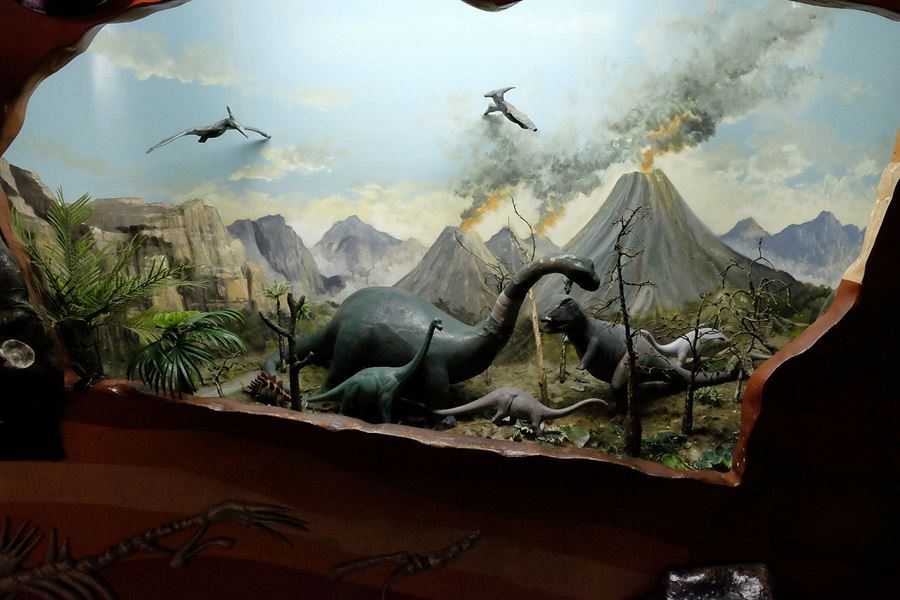 Ryugado Caves diorama