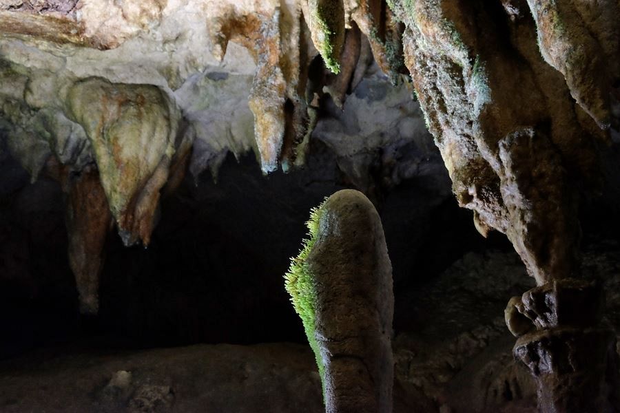 Ryugado Caves stalagmite