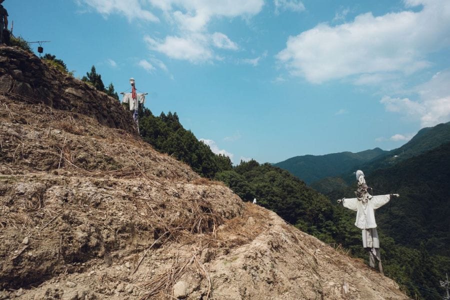 Sarukai Village scarecrows