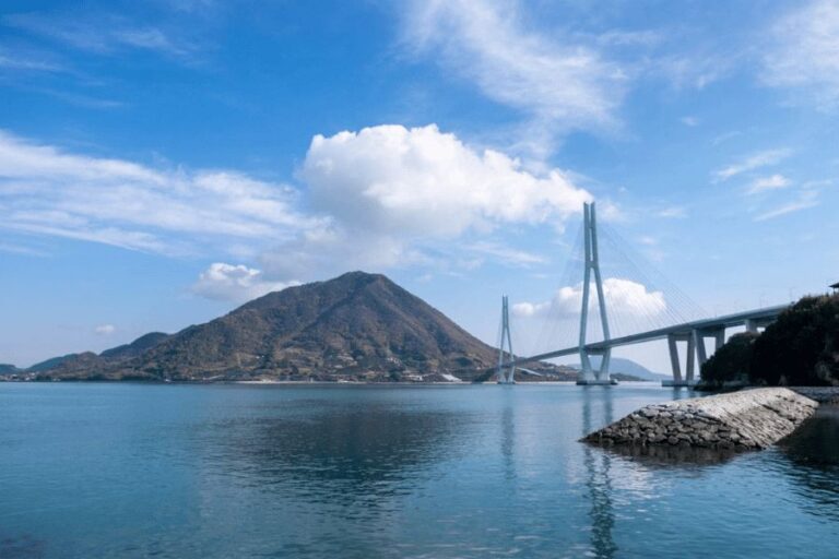 Shimanami Kaido Tatara Bridge from Wakka