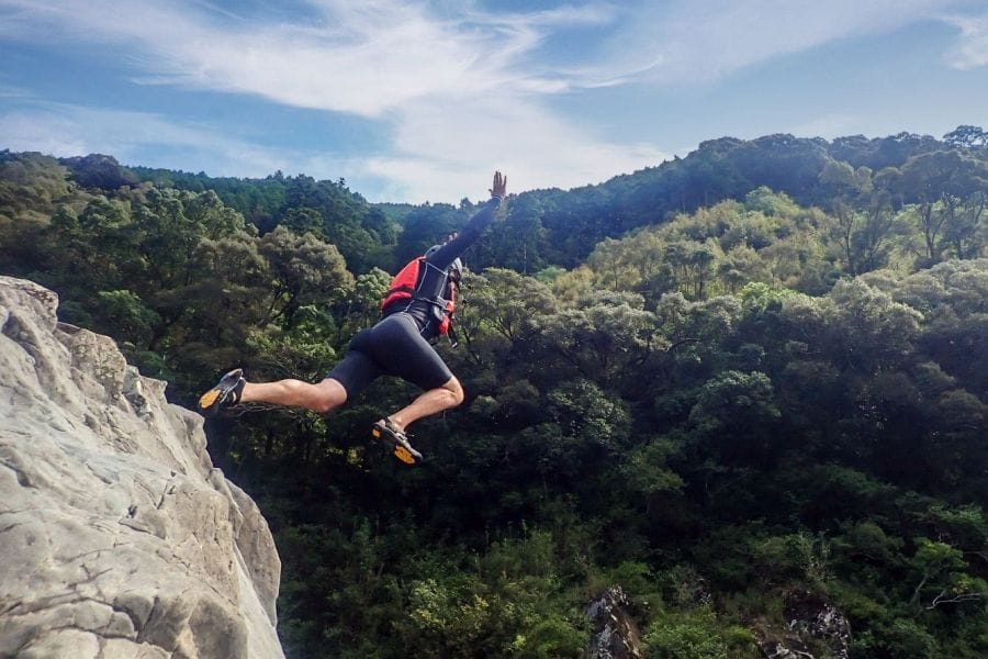 Shimanto River jumping 1