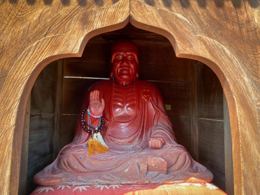 T7 Juraku ji Temple Binzuru statue