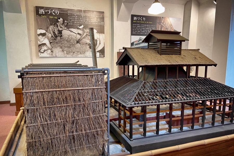 Takehara Museum of History and Folklore sake and salt exhibits
