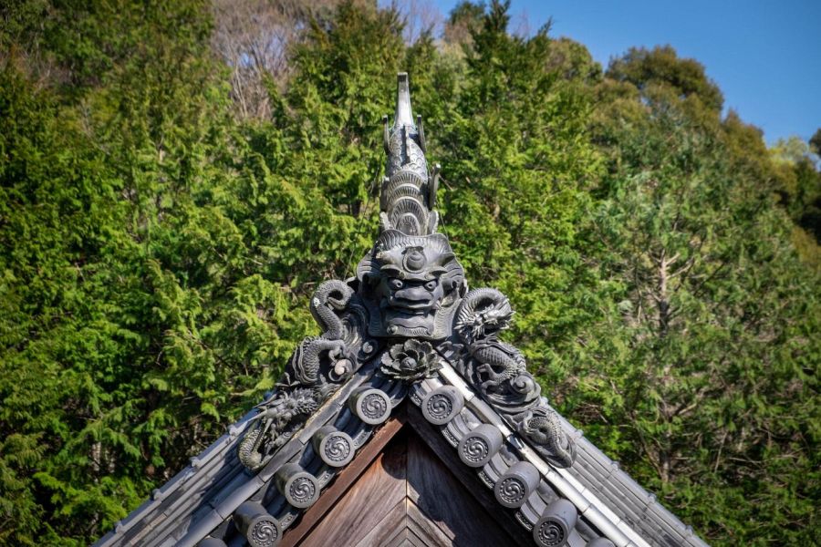 Temple 8 Kumadani ji Temple roof detail