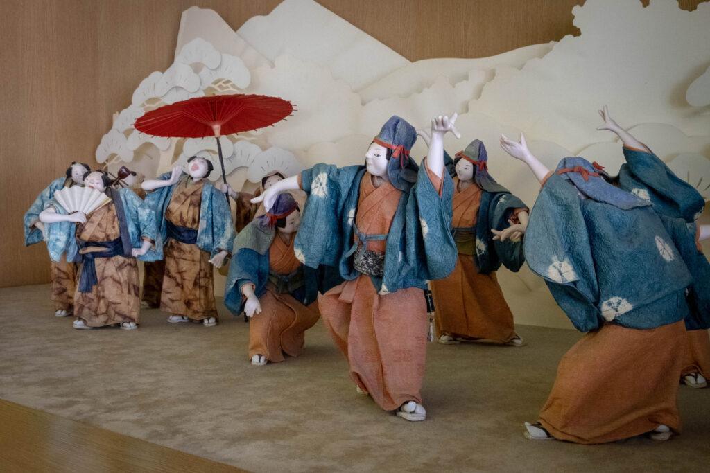 Tokushima Castle Museum Awa Odori diorama