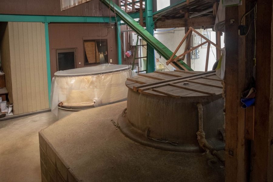 Toyonoume Brewery rice steamer