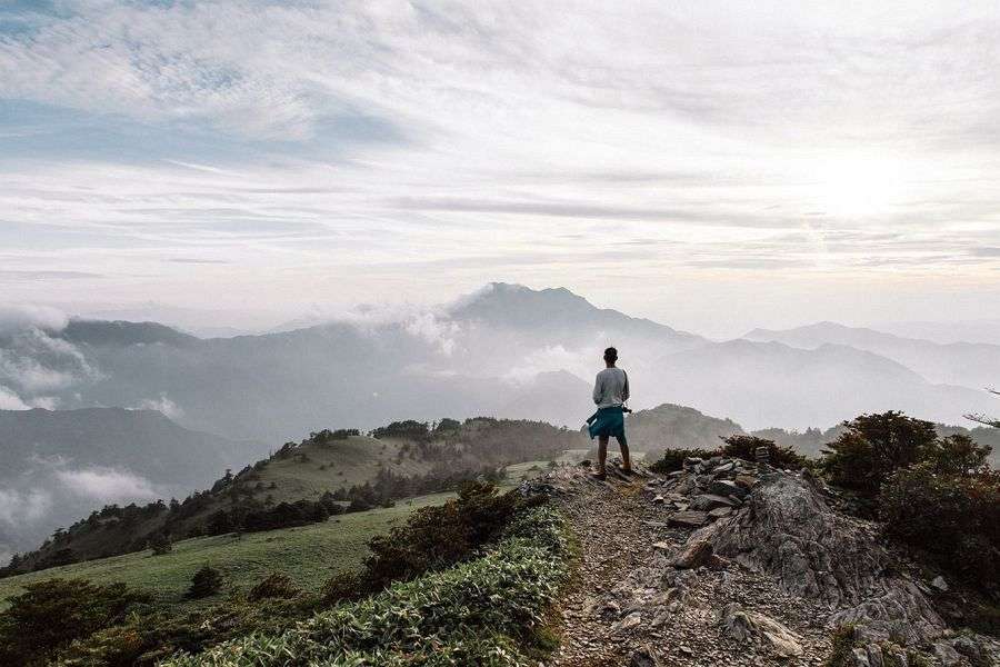 UFO Line Mt. Ishizuchi view