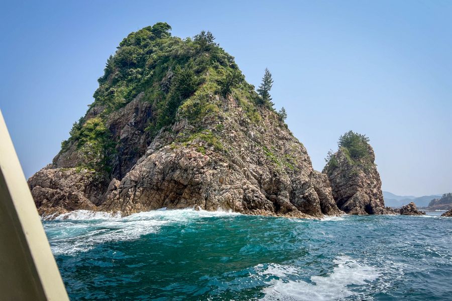 Uradome Coast rock formation