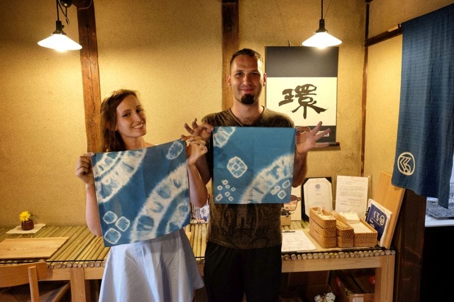 Wakimachi tie dyeing