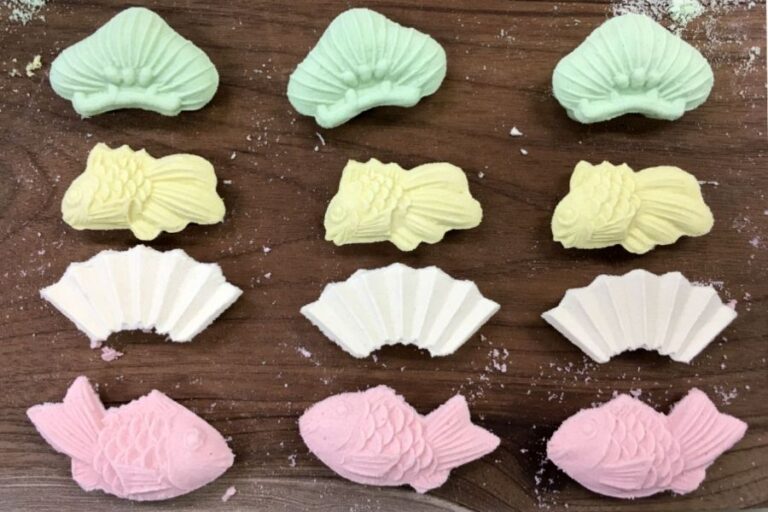 Wasanbon sugar cakes