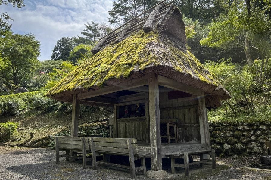 Yusuhara Tarogawa Chado thatched roof